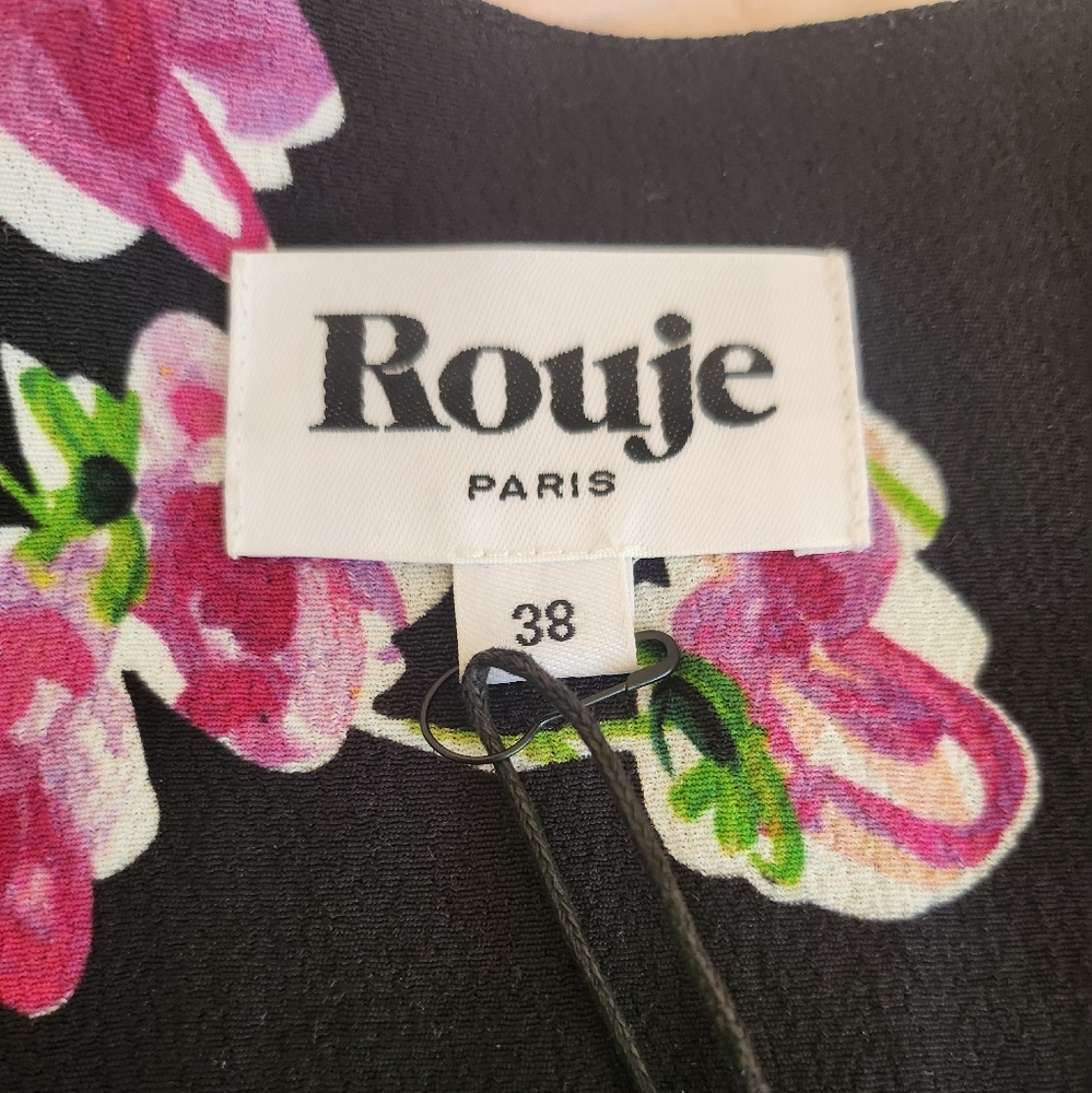 Rouje Caitlin Midi Wrap Dress FR 38 - Picture 12 of 16